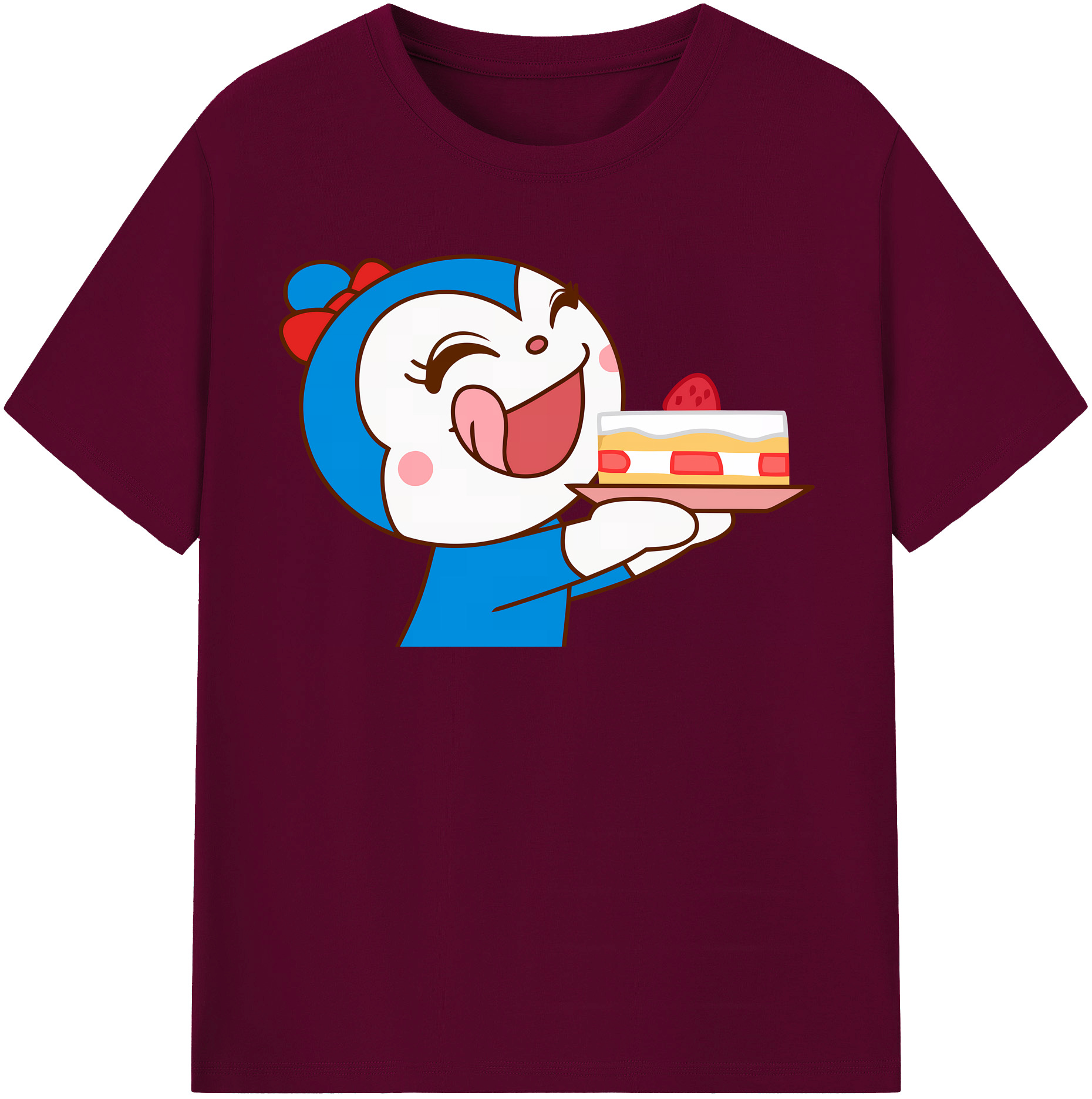 （画像用） アンパンマン Anpanman レディースカジュアルプリントTシャツ（綿100％）